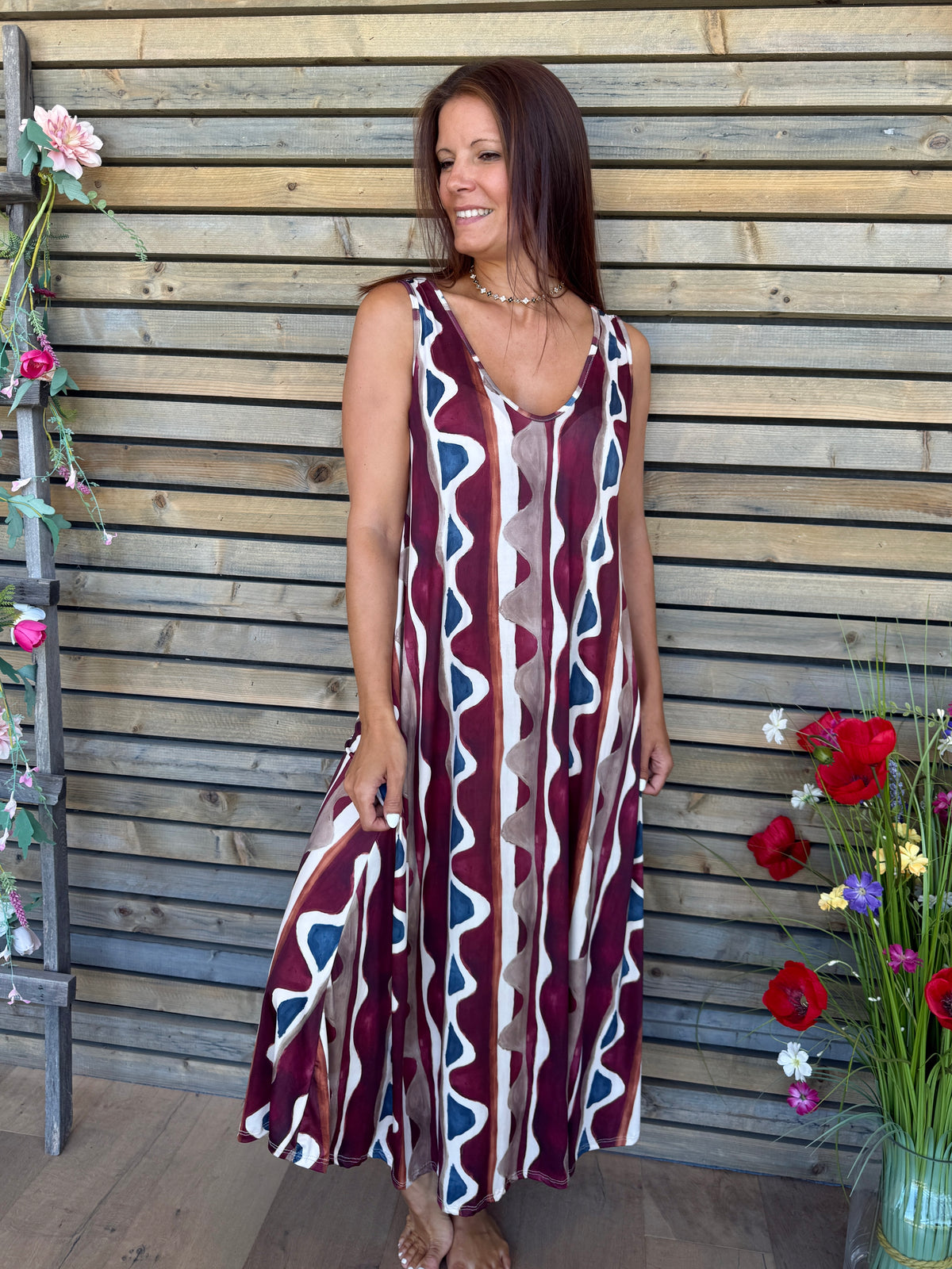 Robe Lourdès bordeaux