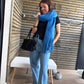 Echarpe Dona bleu
