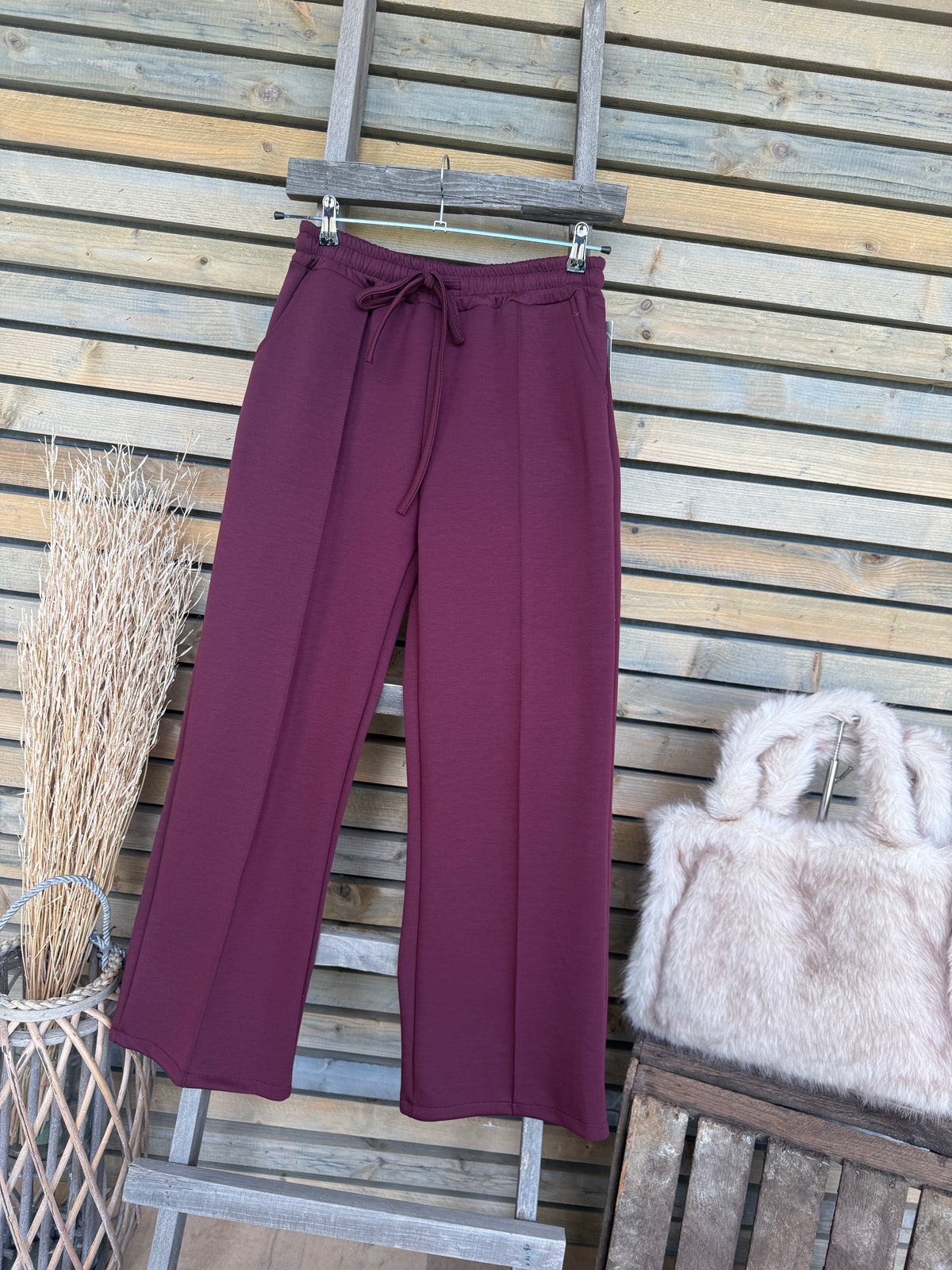 Pantalon Nola aubergine
