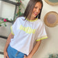 T-shirt Bella jaune fluo