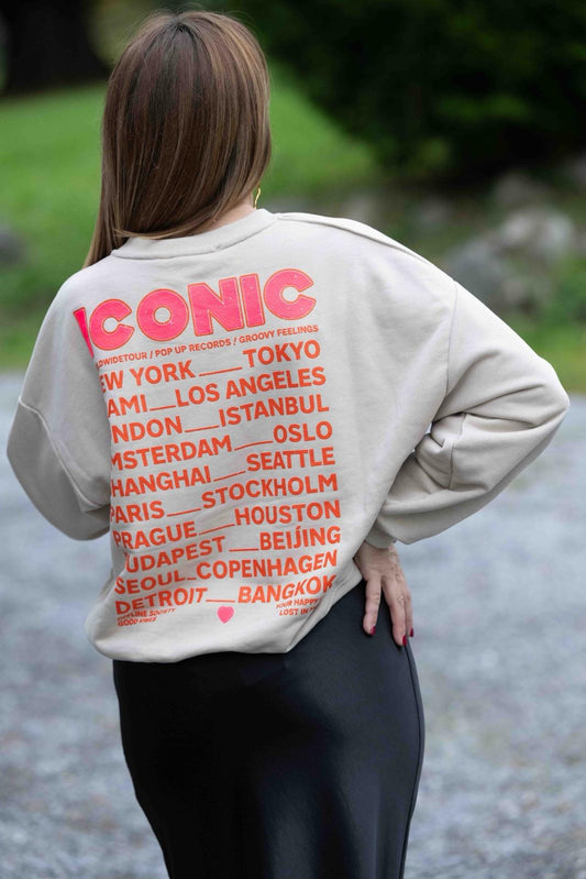 Sweat Iconic beige