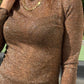 Blouse Léona choco