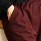 Pantalon Lucas bordeaux