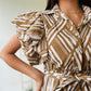 Robe courte Stella Beige