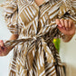 Robe courte Stella Beige