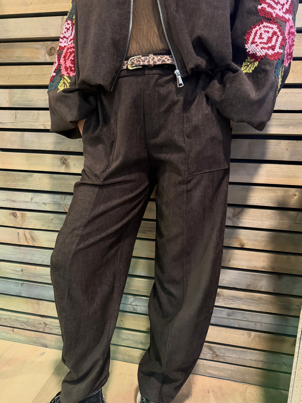 Pantalon Tomy chocolat