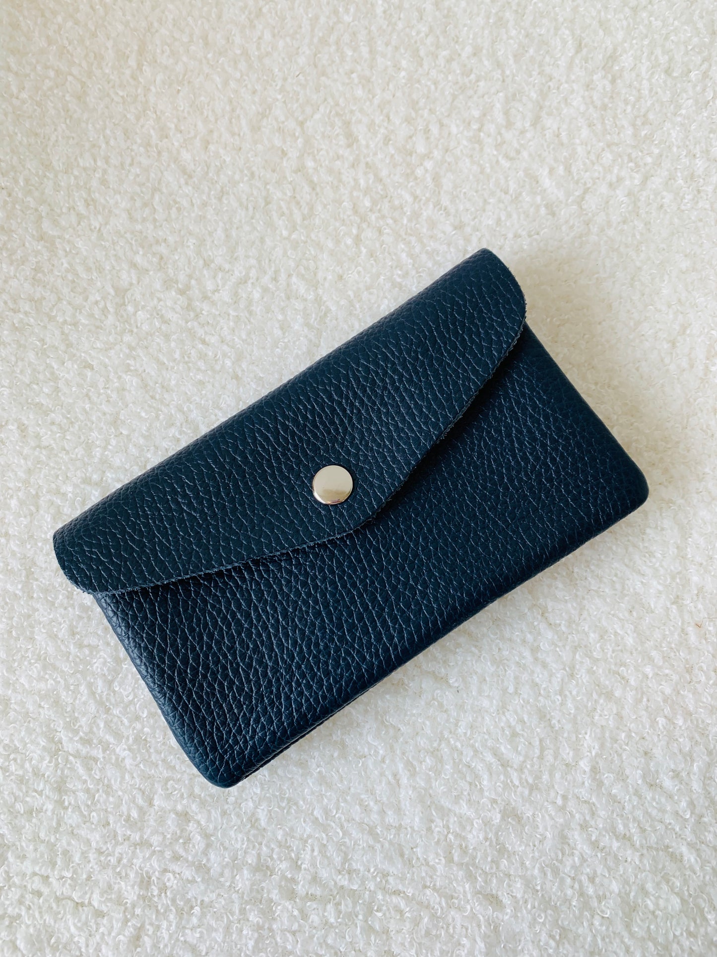 Grand portemonnaie Justine bleu marine