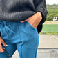 Pantalon Delphine pétrole