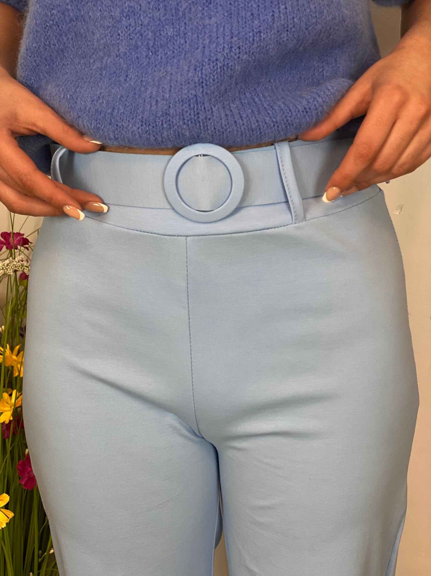 Pantalon Luca bleu clair