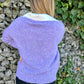 Pull Léa mauve