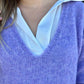 Pull Léa mauve
