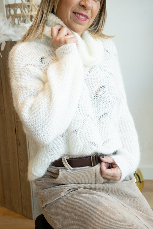 Pull Zafia écru