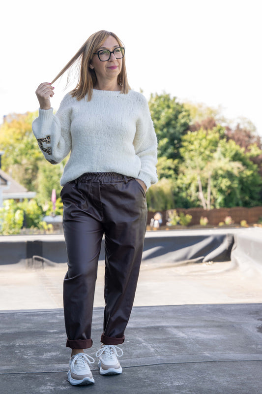 Pantalon Gabriel chocolat