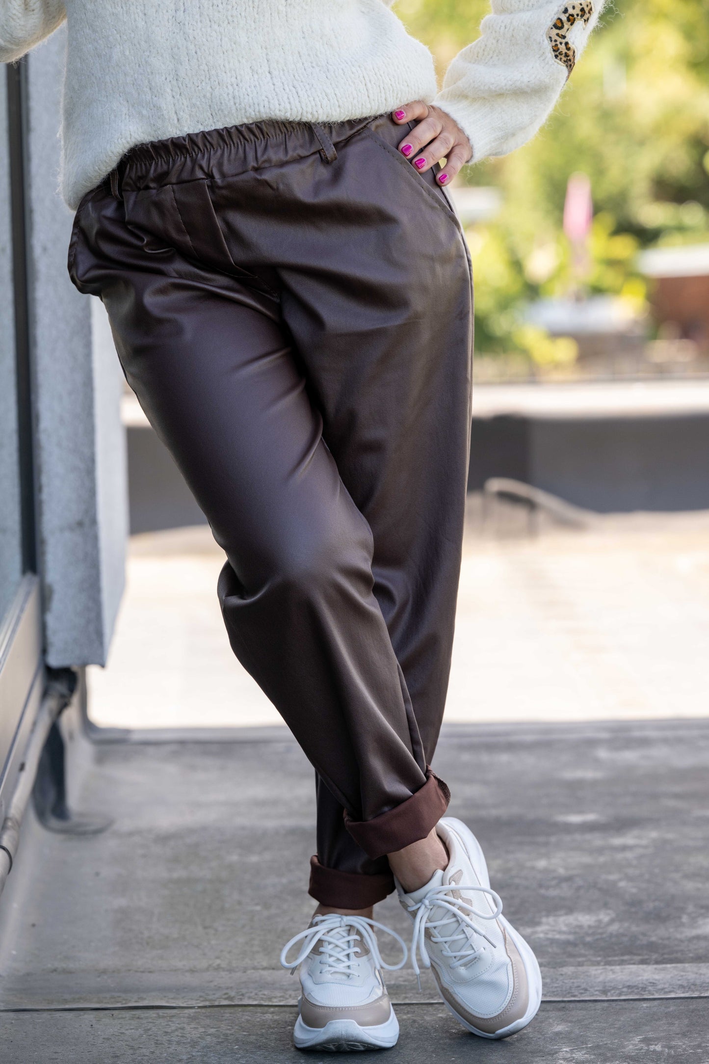 Pantalon Gabriel chocolat