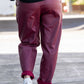 Pantalon Gabriel bordeaux