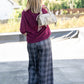 Pantalon Noah bordeaux