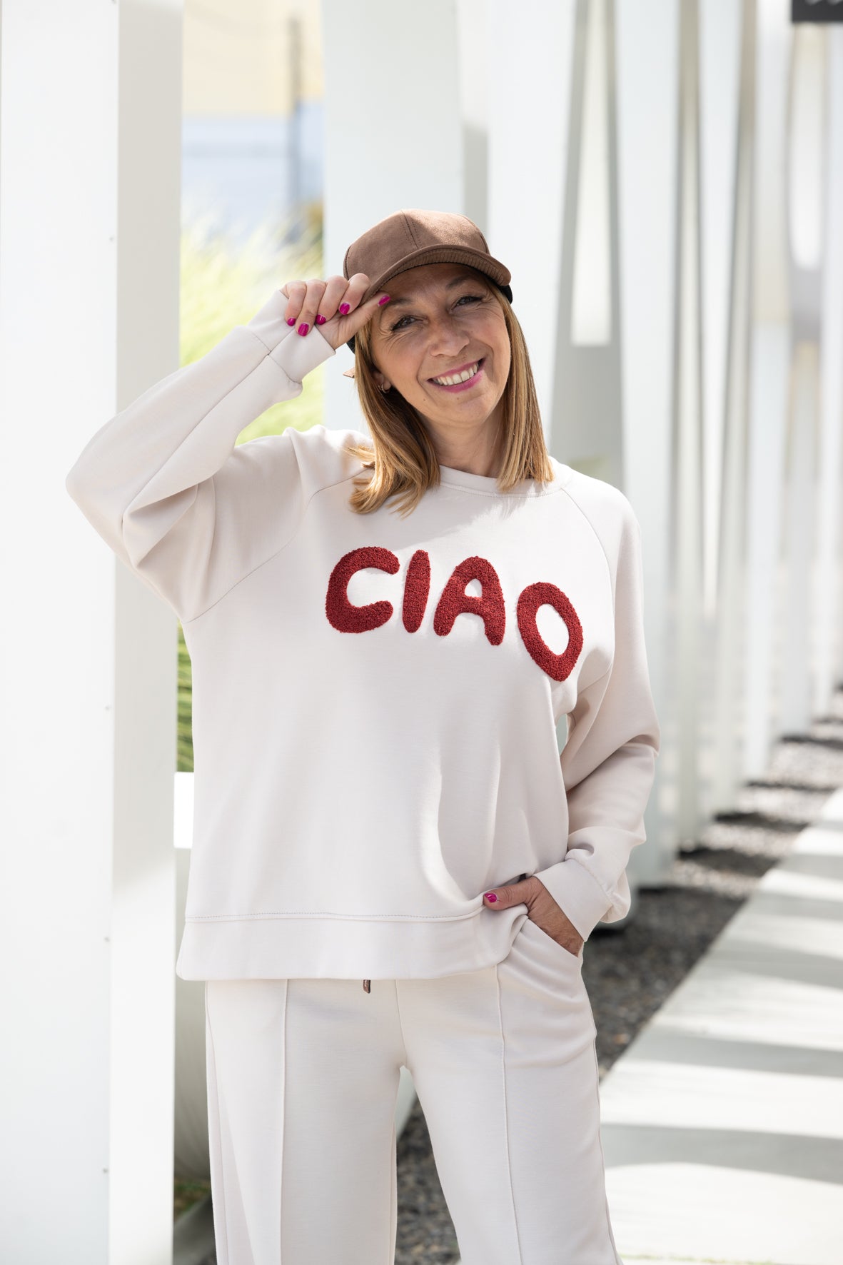 Sweat Ciao beige