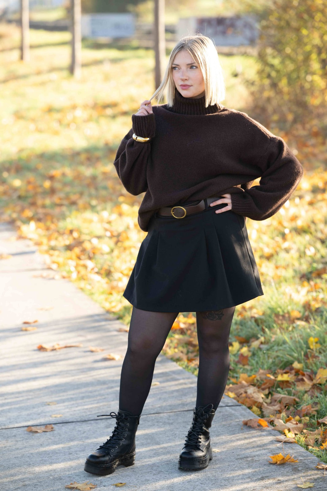 Jupe short Talia Noir