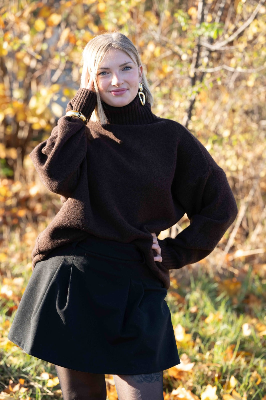 Jupe short Talia Noir