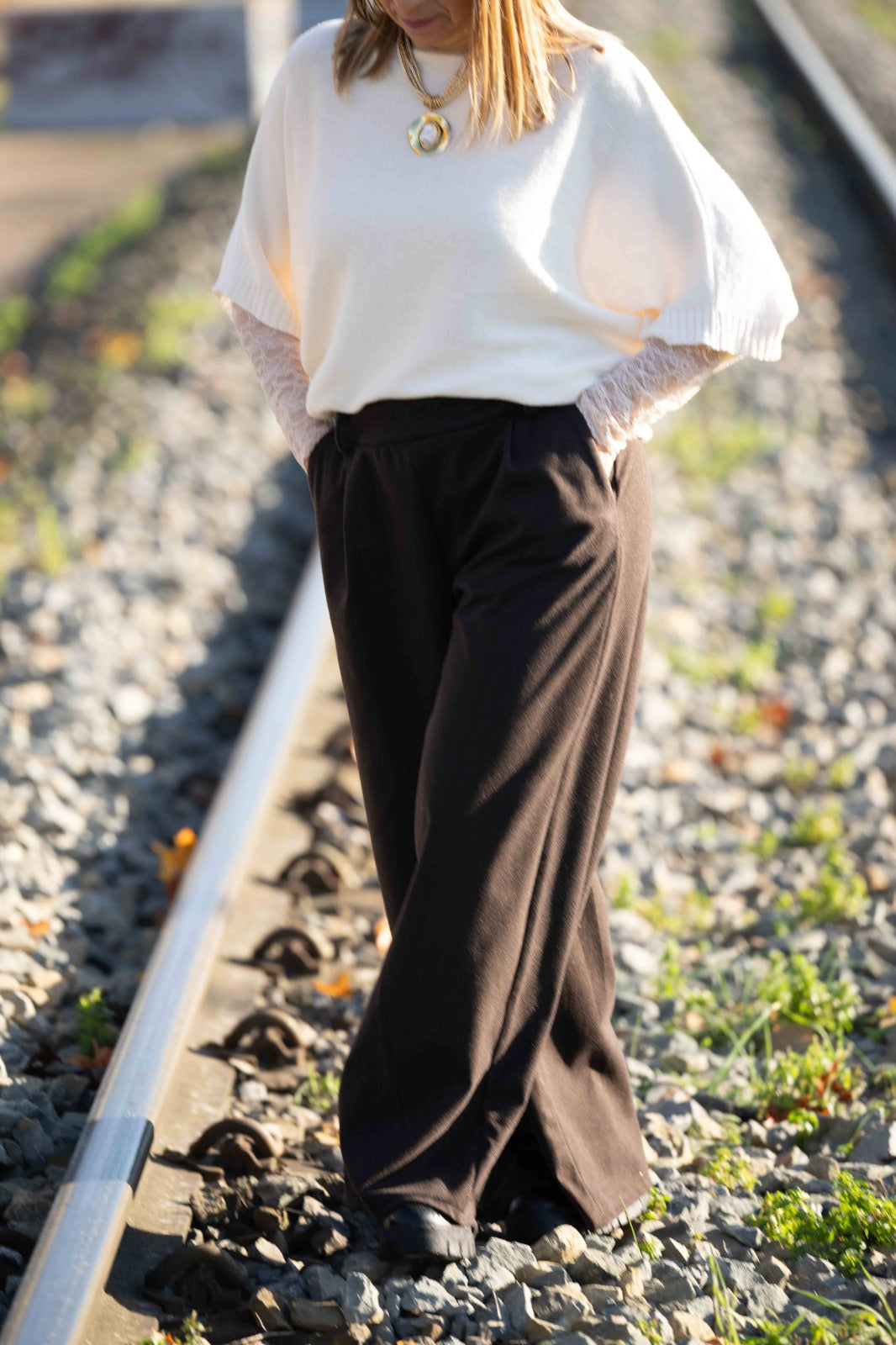 Pantalon Evan chocolat