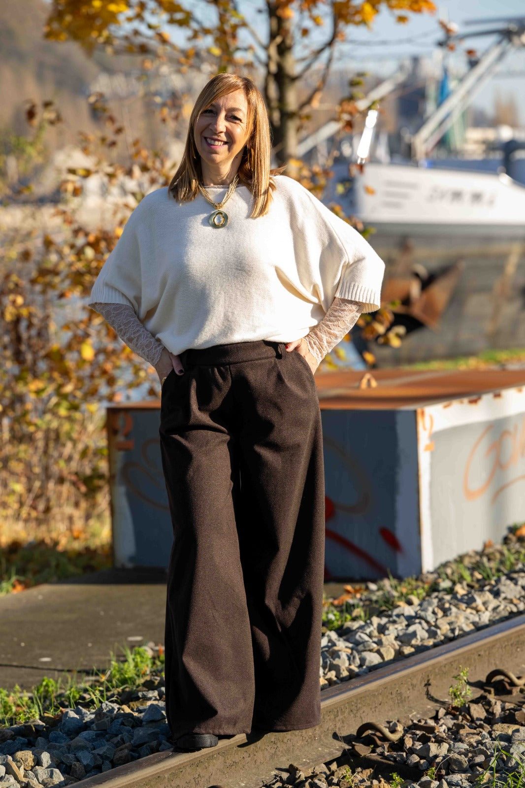 Pantalon Evan chocolat