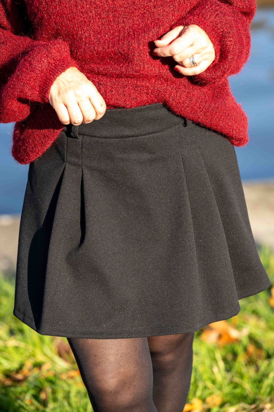 Jupe short Talia Noir