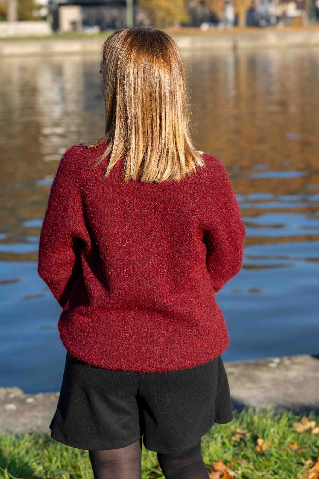 Pull Nils bordeaux