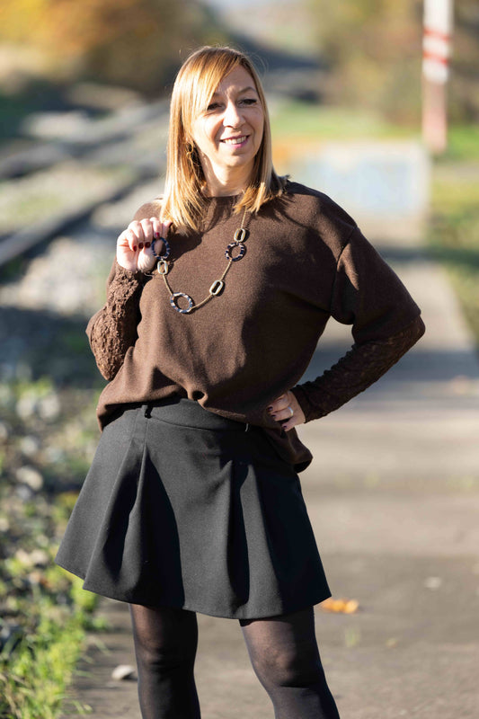 Jupe short Talia Noir