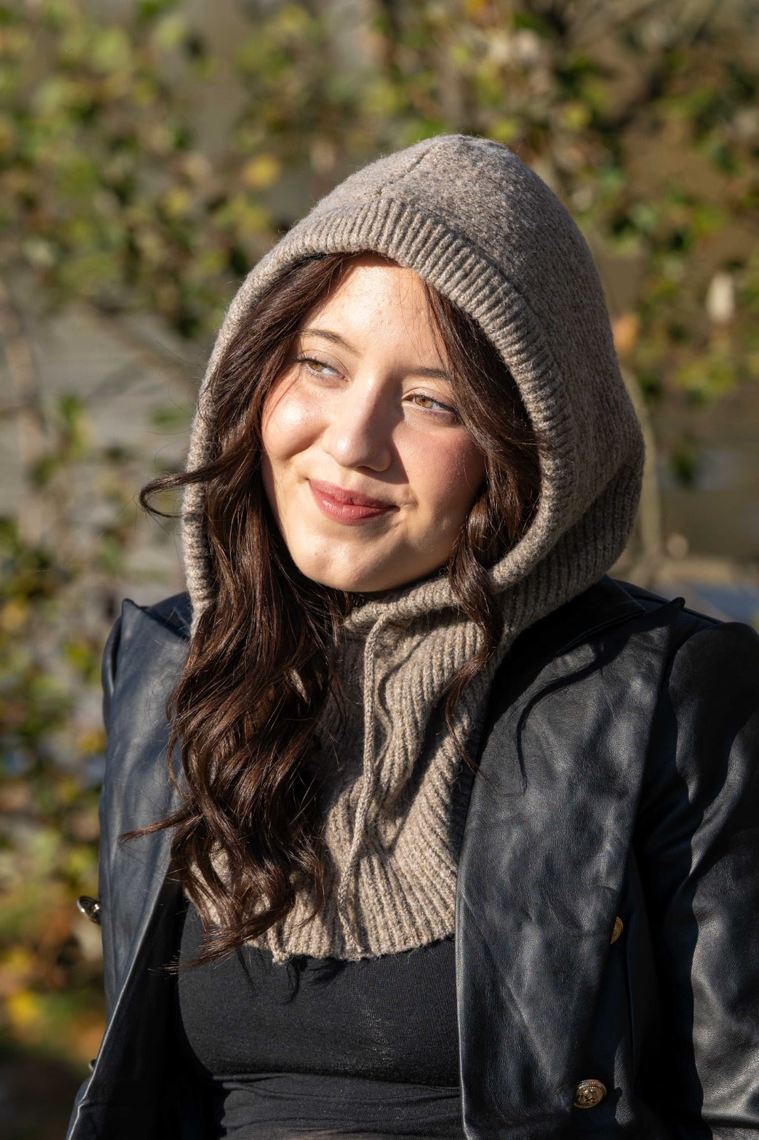 Cagoule Cécile taupe