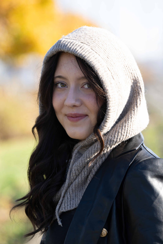 Cagoule Cécile taupe