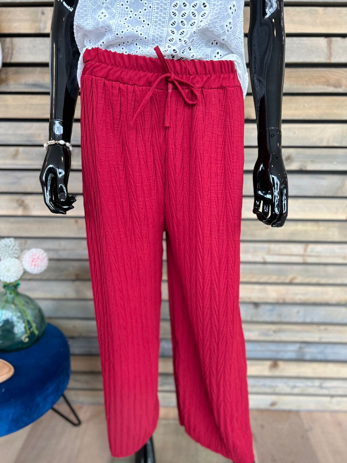 Pantalon Melany bordeaux
