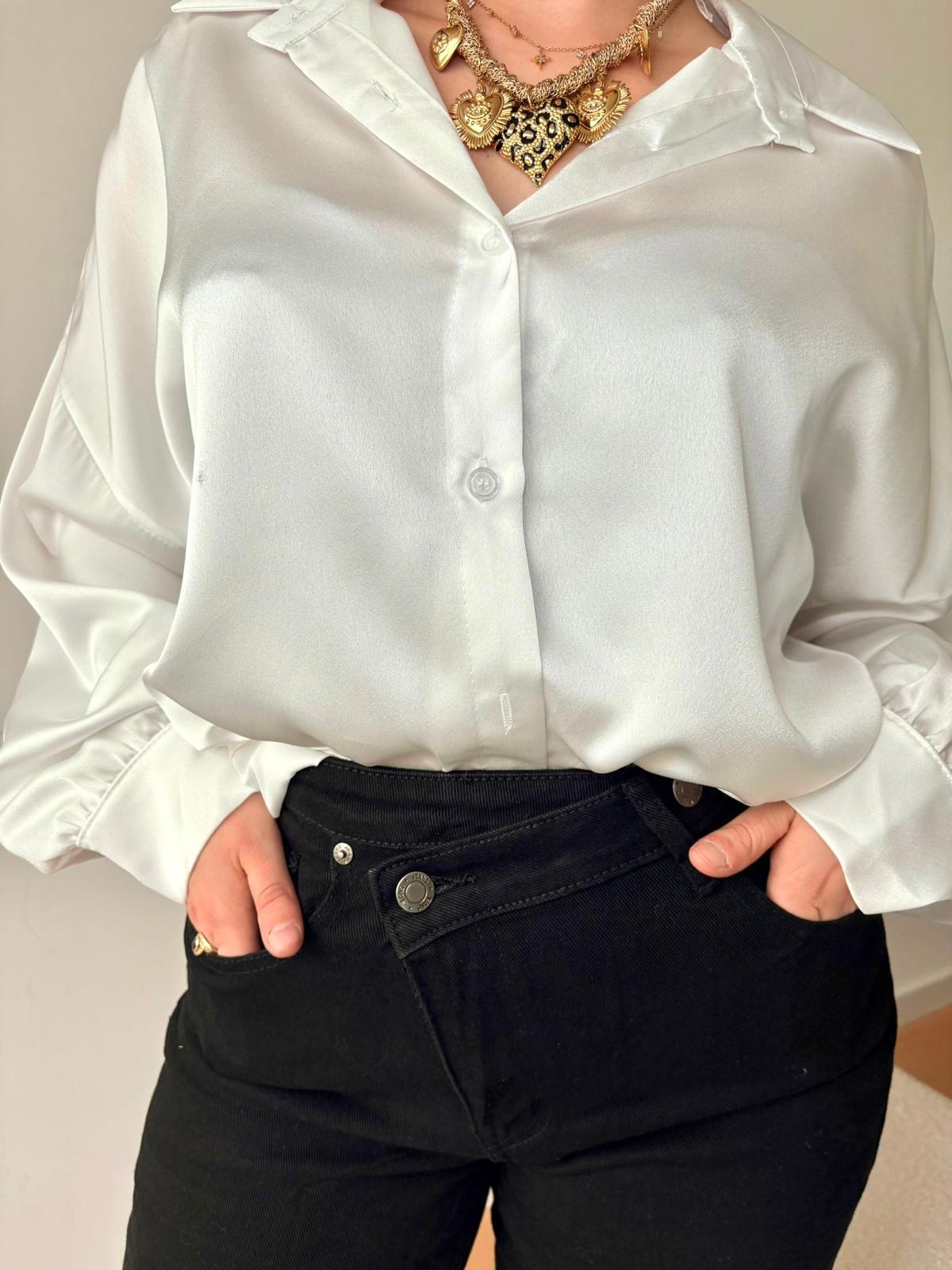 Chemisier Kayra blanc