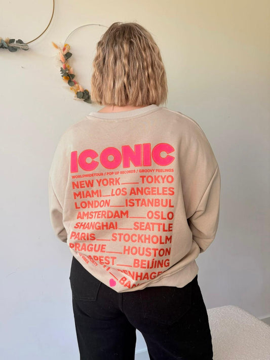 Sweat Iconic beige
