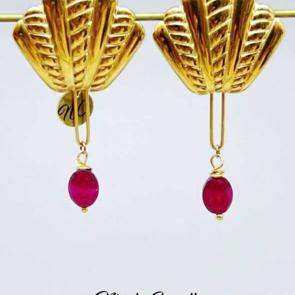 Boucles d'oreilles Nicole Cavallaro clou