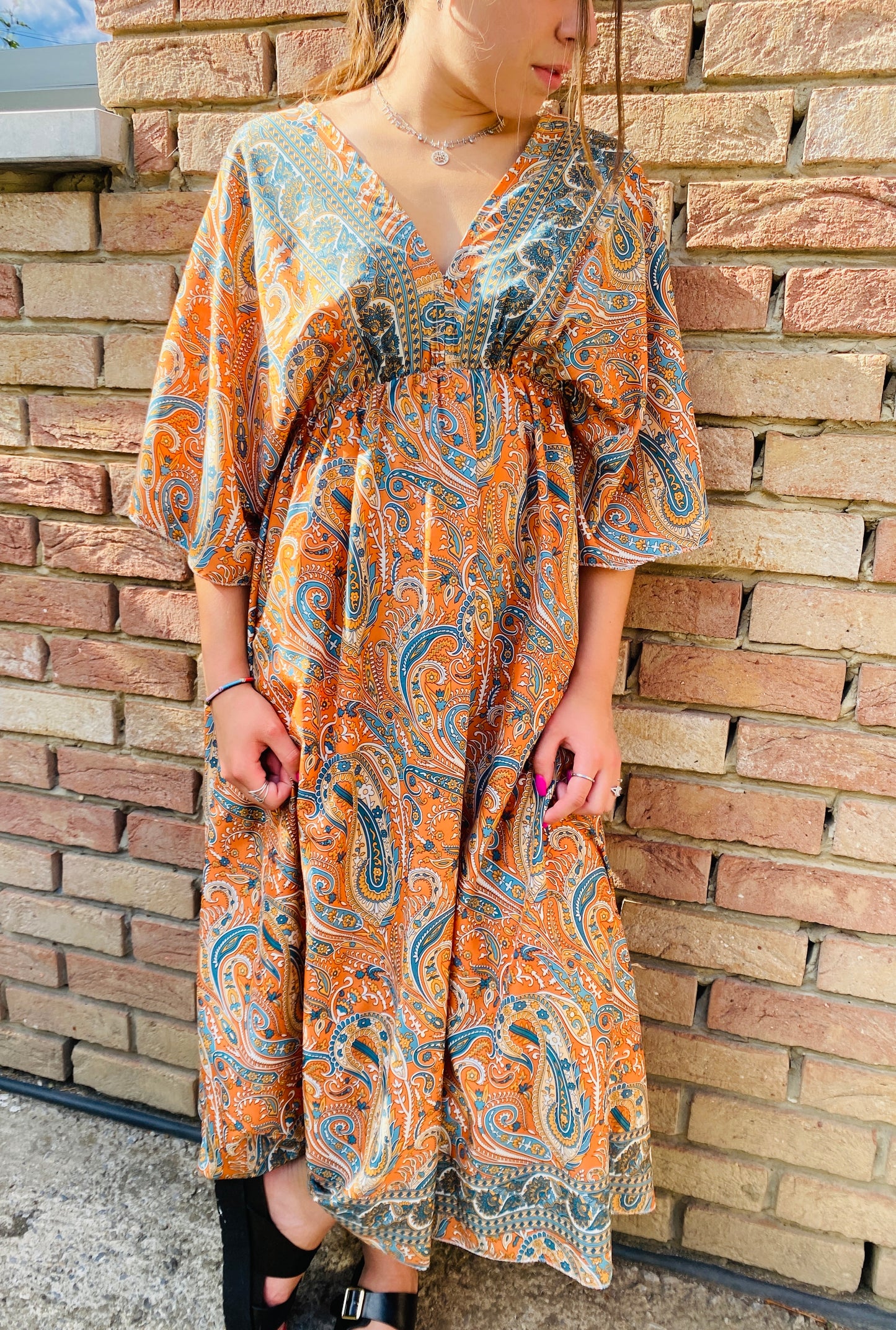 Robe Lorette orange