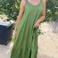 Robe Maeva vert