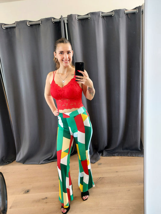 Pantalon Daphne Vert