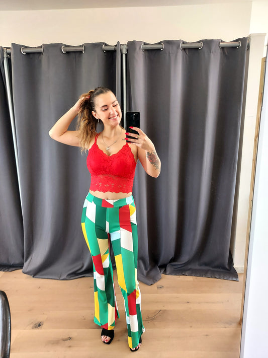 Pantalon Daphne Vert
