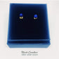 Mini boucle oreille lapis lazuli "Nicole Cavallaro"